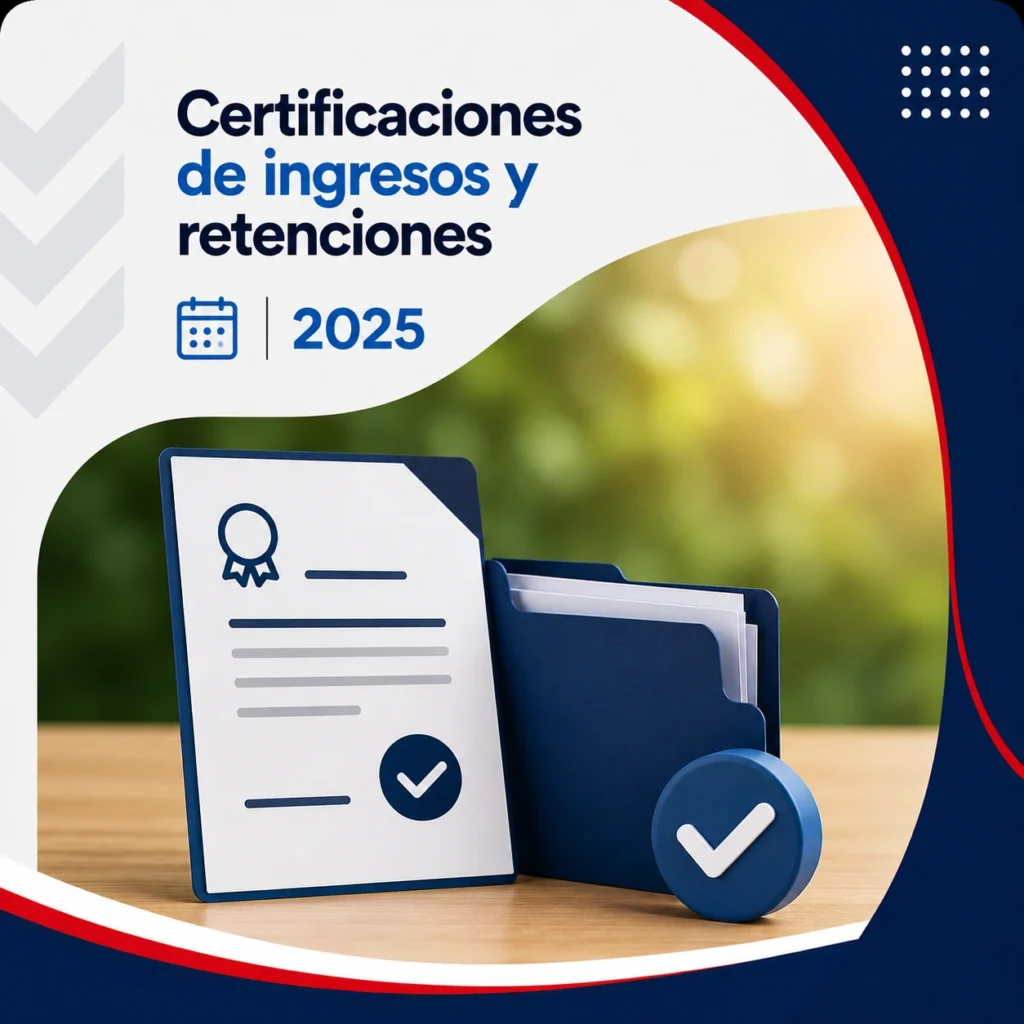Descarga tu certificado de ingresos y retenciones de FONEM PLUS 2025