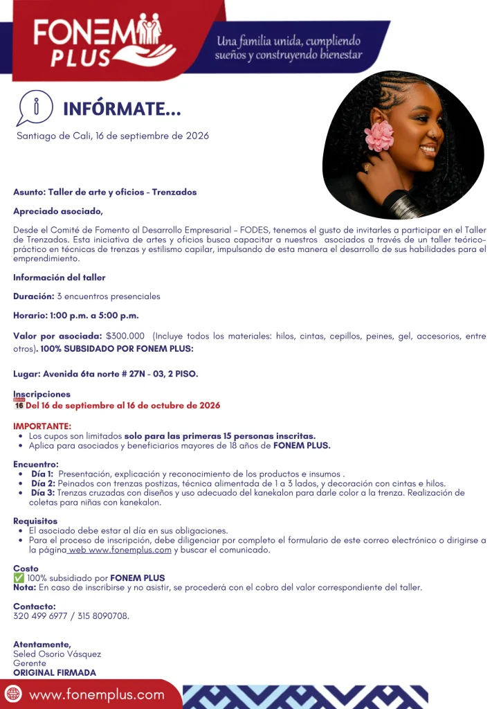 TALLER TRENZADO